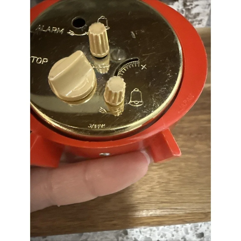 Rare Retro Bradley Mickey Mouse Alarm Clock (Hand-wound)